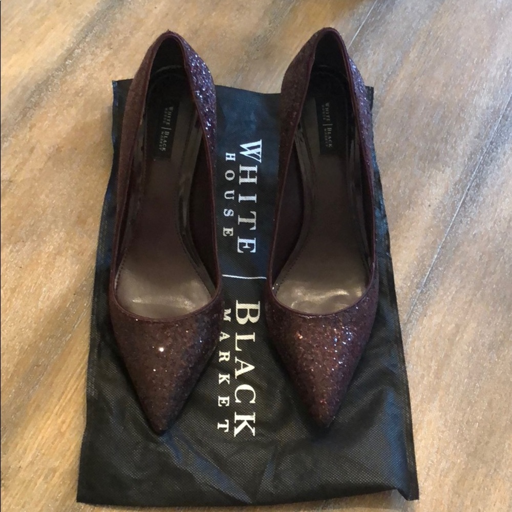 White House/ Black Market glitter pumps